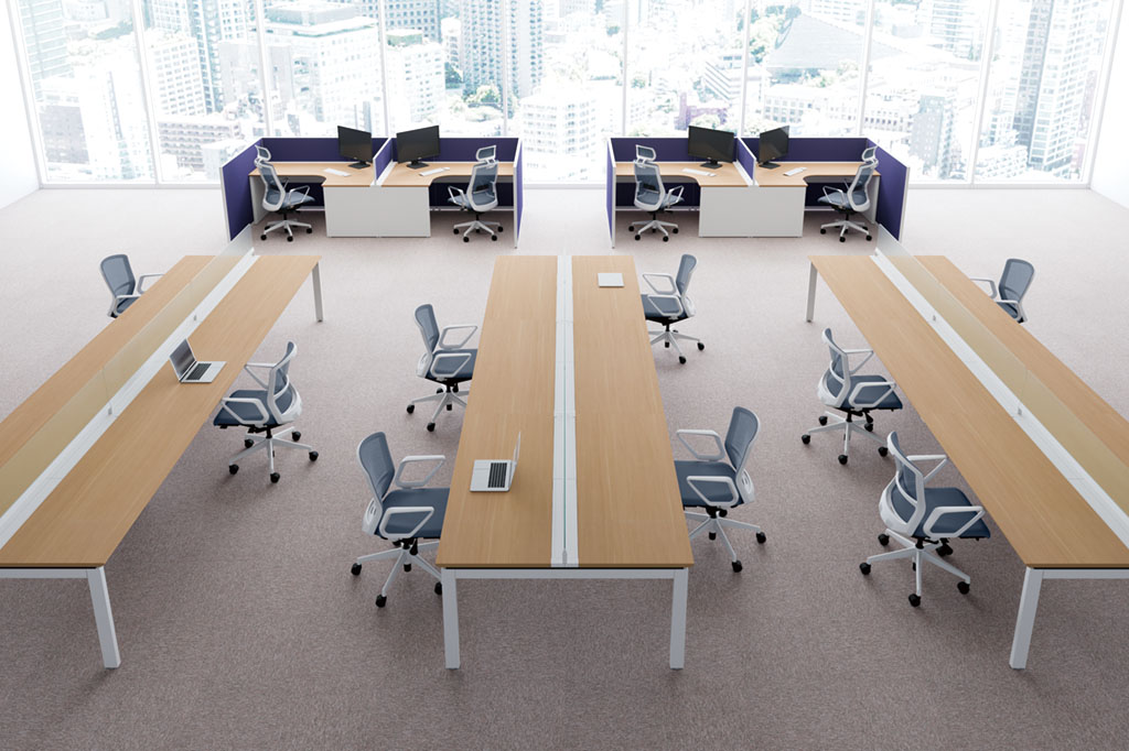 事務機器　③フリーアドレステーブル・チェア